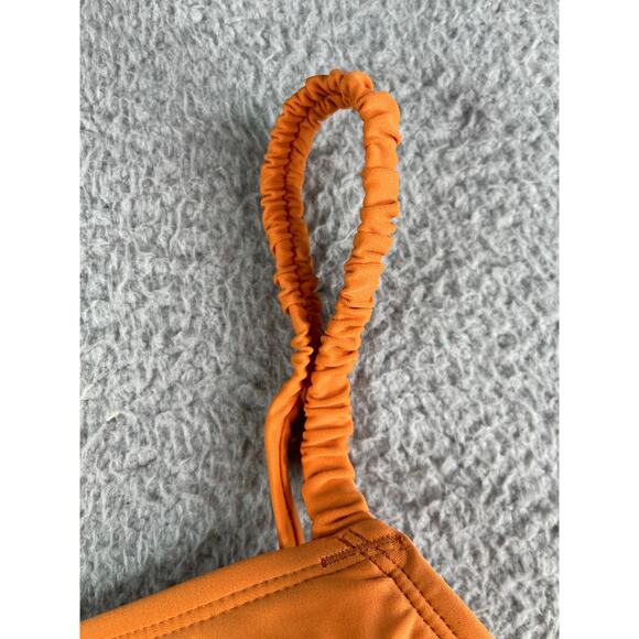 Kona Sol One Piece Swimsuit Womens Large Orange Padded Open Back Swimwear NWT - Picture 4 of 10